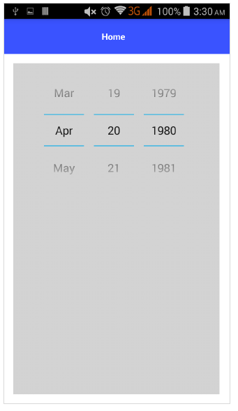 DatePicker