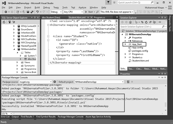 NHibernate Profiler