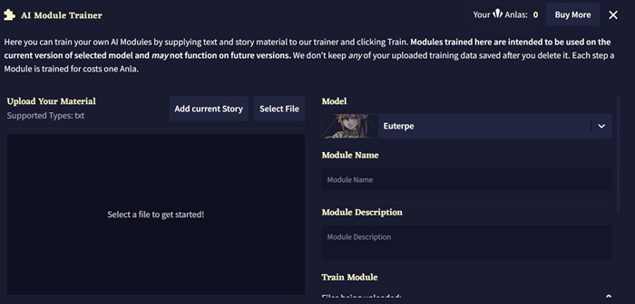 NovelAI AI Module Trainer