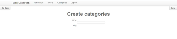 Create Categories