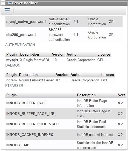 Authentication Plugins