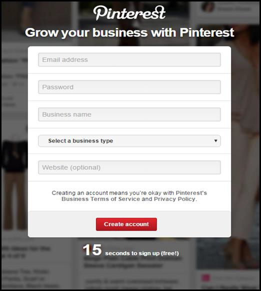 Pinterest Business Account