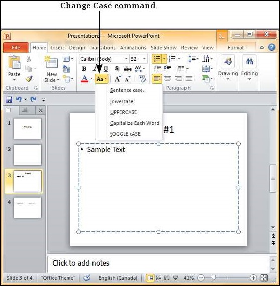 Microsoft PowerPoint 2010