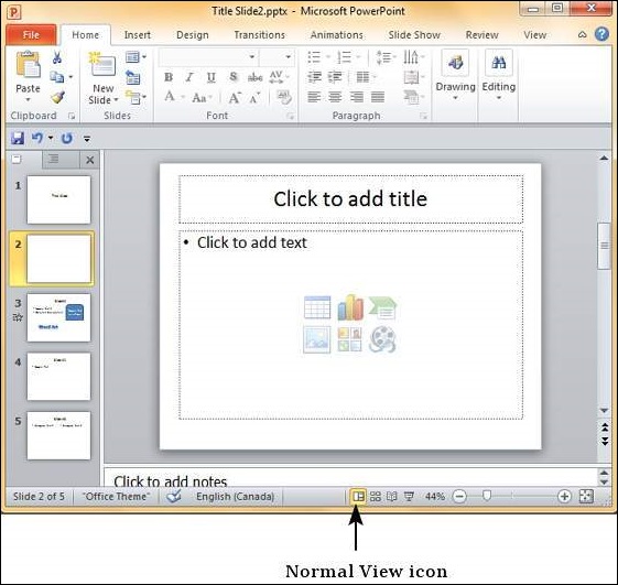 Microsoft PowerPoint 2010