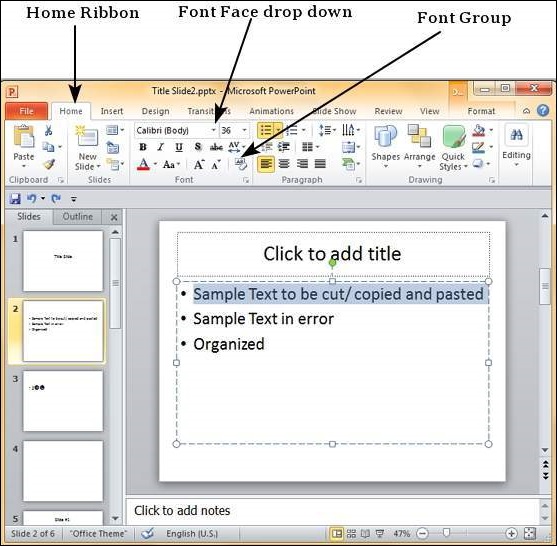 Microsoft PowerPoint 2010