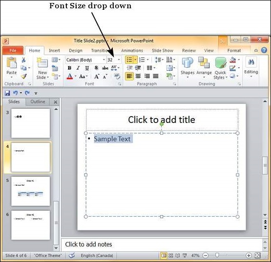 Microsoft PowerPoint 2010