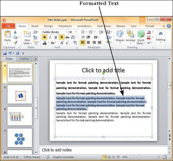 Microsoft PowerPoint 2010