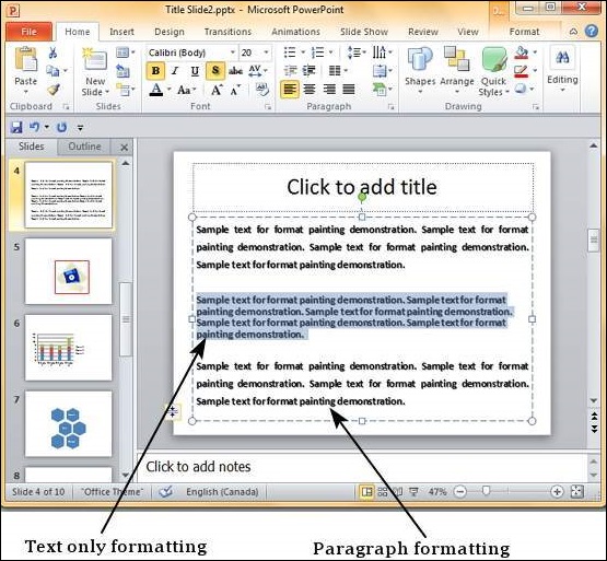 Microsoft PowerPoint 2010