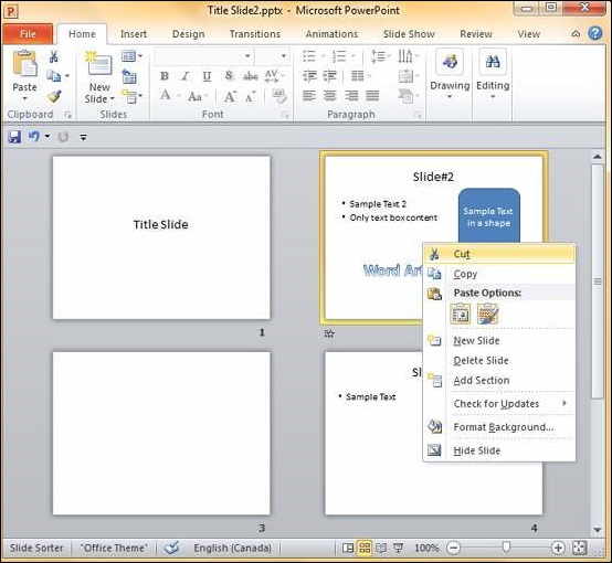 Microsoft PowerPoint 2010