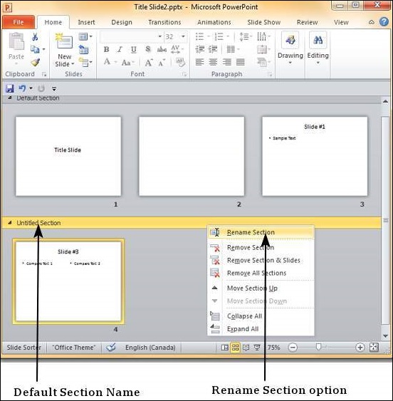 Microsoft PowerPoint 2010