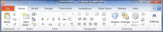 PowerPoint Ribbon