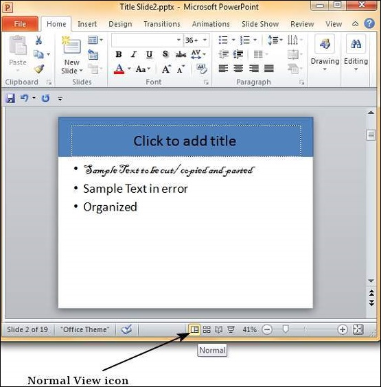 Microsoft PowerPoint 2010