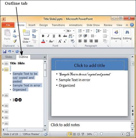 Microsoft PowerPoint 2010