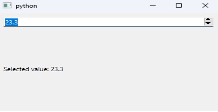 pyqt qdoublespinbox example 1