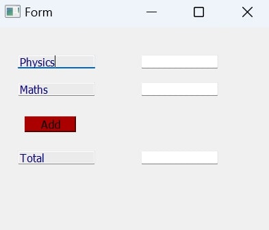 PyQt Qt Designer Example