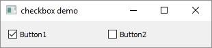CheckBox Buttons