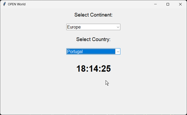 Continent Selection