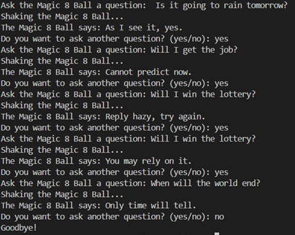 Magic 8 Ball