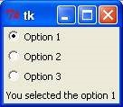 tkinter radiobutton