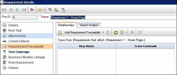 Requirement Traceability 1