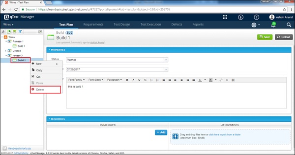 Delete Build