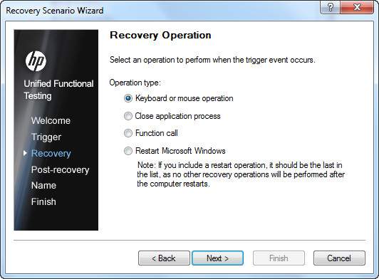 Recovery Scenario Manager Access