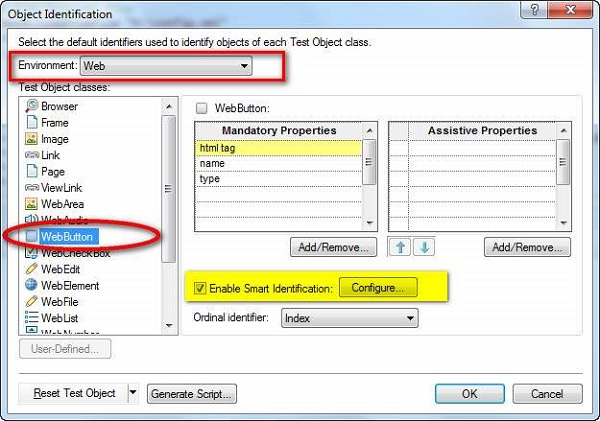 Smart Identification Configuration