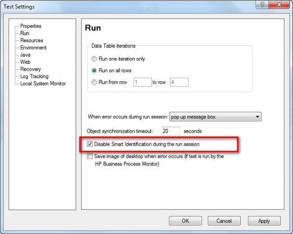 Smart Identification Configuration