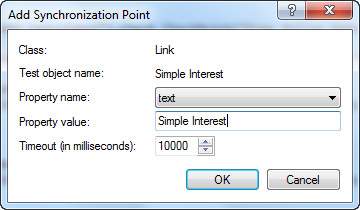 QTP Sync Point