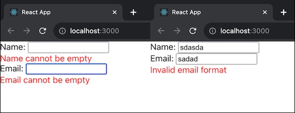 form validation app