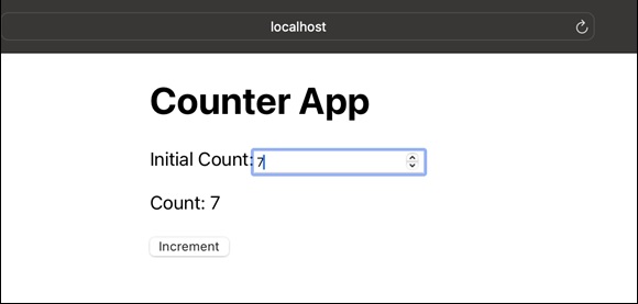 initial count