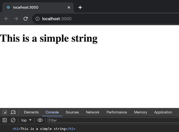 simple string