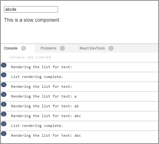 slow component