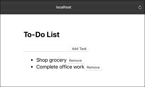 todo list addtask