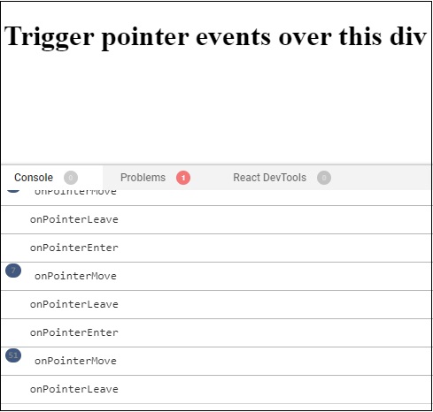 trigger pointer