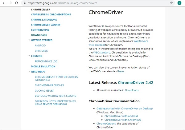 Chrome Driver