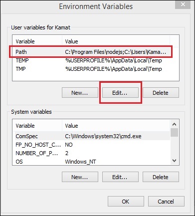 Environment Variables