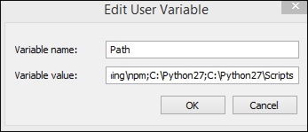 environment variables Ex