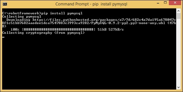 install pymysql