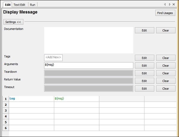 log keyword Ex