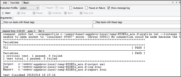 Scalar Variable Execution