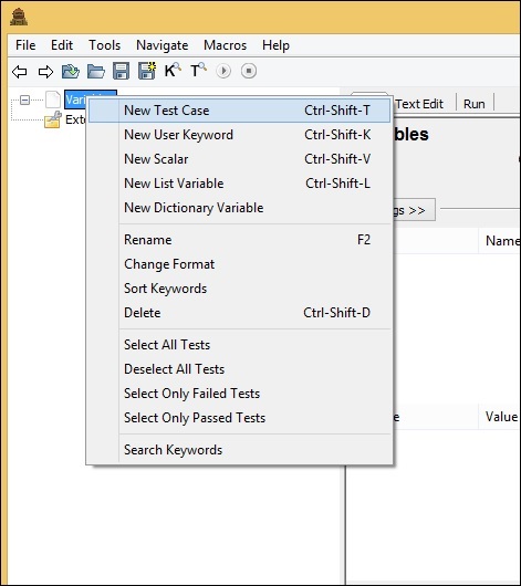 Scalar Variable New Test Case