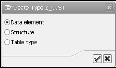 Data Elements Radio Button