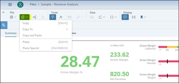 Data View