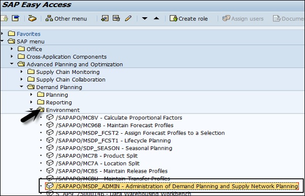 Administration of Demand Planning