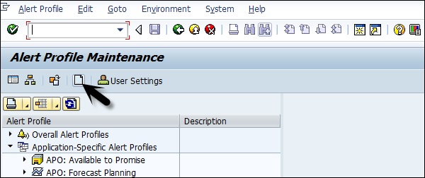 Alert Profile