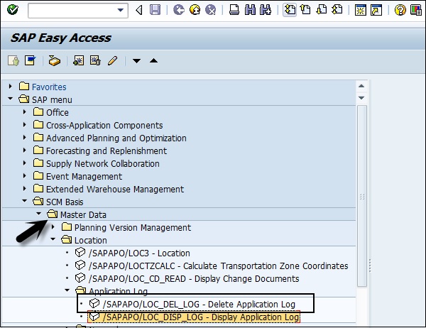 Delete Application Log