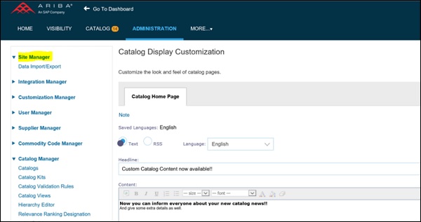 Generating ERP