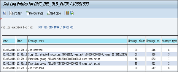 Log Entries