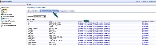 Batch Job Configuration